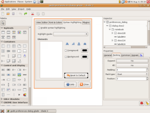 Glade UI Designer